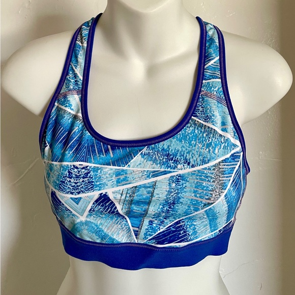 C9 by CHAMPION NWOT POWER CORE Blue Sports BRA Size Medium - Picture 3 of 9